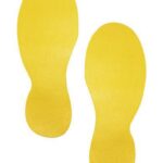 Durable Talna oznaka "Stopinje" 90 x 240 mm 5 parov