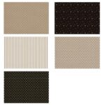 Apli Displej ovojni papir 60g,0,7 x 2 m Kraft Black&White, 55 kos