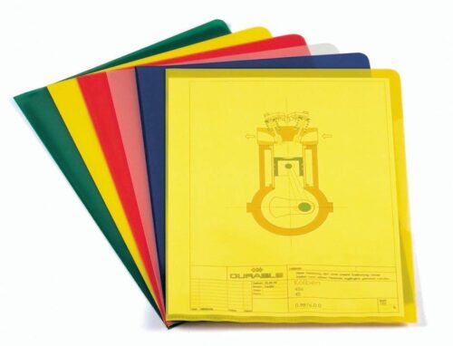 Durable L mapa (2337) barve, mat, PP debelina 0,12mm, 100 kos