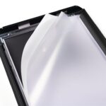 Durable Aluminijast okvir Snap A4, črn