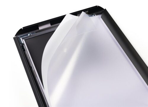 Durable Aluminijast okvir Snap A4, črn