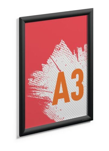 Durable Aluminijast okvir Snap A3, črn