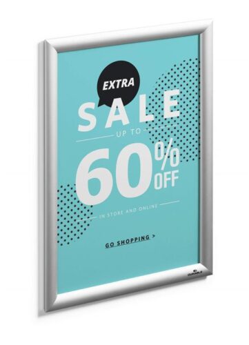 Durable Aluminijast okvir Snap A3, srebrn