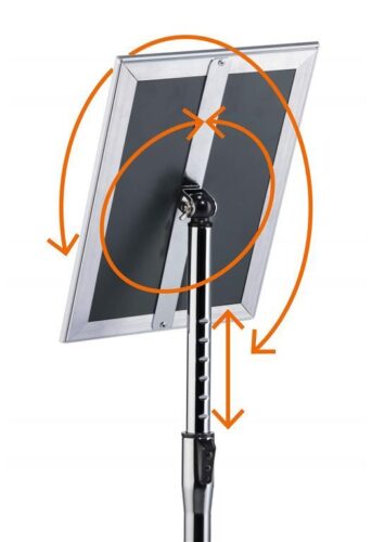 Durable Stojalo z okvirjem za letake Snap A4