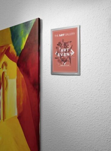 Durable Okvir DURAFRAME WALLPAPER A4, srebrn 1 kos