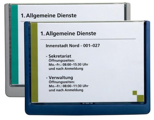 Durable Info ploščica Click 210x148,5mm BARVE (4866)