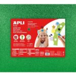 Apli Penasta guma bleščice zelena 400x600x2mm, 3 kos