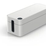 Durable Škatla za kable CAVOLINE L svetlo siva