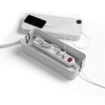 Durable Škatla za kable CAVOLINE L svetlo siva