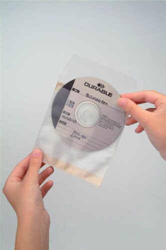 Durable Samolepilni žep za CD (5210), 10 kos