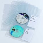 Durable Vložne mape za CD album A4 (5238), 10 kos