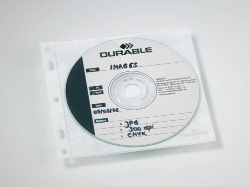Durable Etui za CD/DVD, 10 kos (5239)