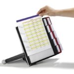 Durable Stojalo Sherpa z 10 mapami (5632), namizno