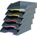 Durable Pisemski odlagalniki Varicolor (7705) 5 kos