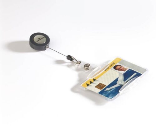 Durable Ovitek za magn. kartice na izvl. vrvici 54x85mm (8011), 10 kos