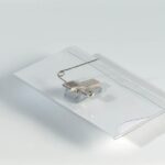 Durable Identifikacijske kartice 54x90mm (8101) 50 kos,ravna iglična in krokodil