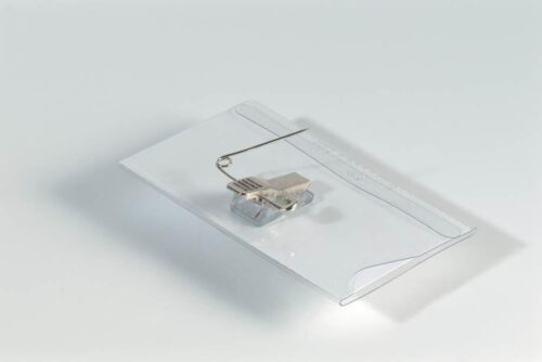 Durable Identifikacijske kartice 54x90mm (8101) 50 kos,ravna iglična in krokodil