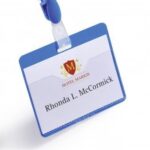 Durable Identifikacijske kartice 60x90mm (8106) 25 kos, modra