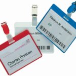 Durable Identifikacijske kartice 60x90mm (8106) 25 kos, modra