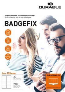 Durable Etiketa za blago 46 x 105 mm BADGEFIX