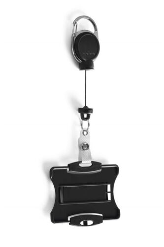 Durable Ovitek za magnetne kartice 54x85mm na izvlečni vrvici z magnetom