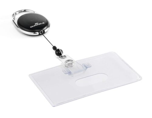 Durable Ovitek za mag. kartice na izvl. vrvici 54x87mm