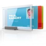 Durable Ovitek za magnetne kartice PUSHBOX za tri kartice, 10 kos