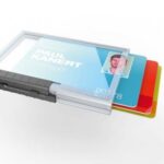 Durable Ovitek za magnetne kartice PUSHBOX za tri kartice, 10 kos