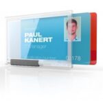 Durable Ovitek za magnetne kartice PUSHBOX za dve kartici, 10 kos