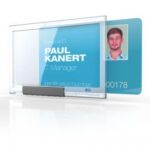 Durable Ovitek za magnetne kartice PUSHBOX za eno kartico, 10 kos