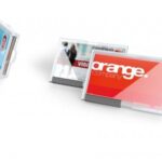 Durable Ovitek za magnetne kartice PUSHBOX za eno kartico, 10 kos