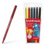 ErichKrause Flomastri z debelo mino, 6 kos