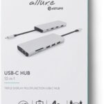 eSTUFF USB-C hub razdelilnik, 12-v-1