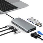 eSTUFF USB-C hub razdelilnik, 12-v-1