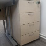 Hartnagel Mobilni predalnik, 4 predali, javor