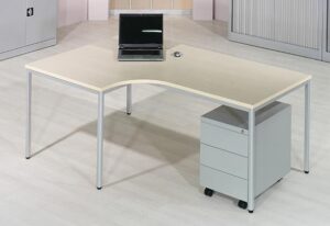 Hartnagel Pisalna miza L, javor 180 cm, leva