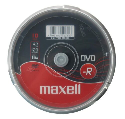 Maxell DVD-R 4,7GB 16X 10 na osi*