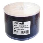 Maxell DVD-R 4,7GB 16X 50 na osi printable SHRINK pack