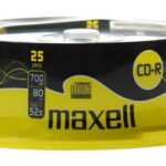 Maxell CD-R 700MB 52X 25 na osi