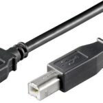 MicroConnect Kabel USB A-B 2.0, črn 480Mbps