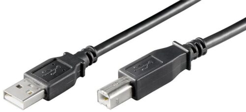 MicroConnect Kabel USB A-B 2.0, črn 480Mbps