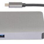 MicroConnect USB-C hub razdelilnik, 6-v-1 USB-C, 2x USB3.0 A, RJ45, HDMI, VGA