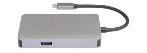MicroConnect USB-C hub razdelilnik, 6-v-1 USB-C, 2x USB3.0 A, RJ45, HDMI, VGA