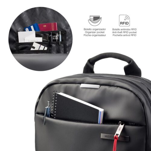 MiquelRius Nahrbtnik mali črn Bag-to-Work