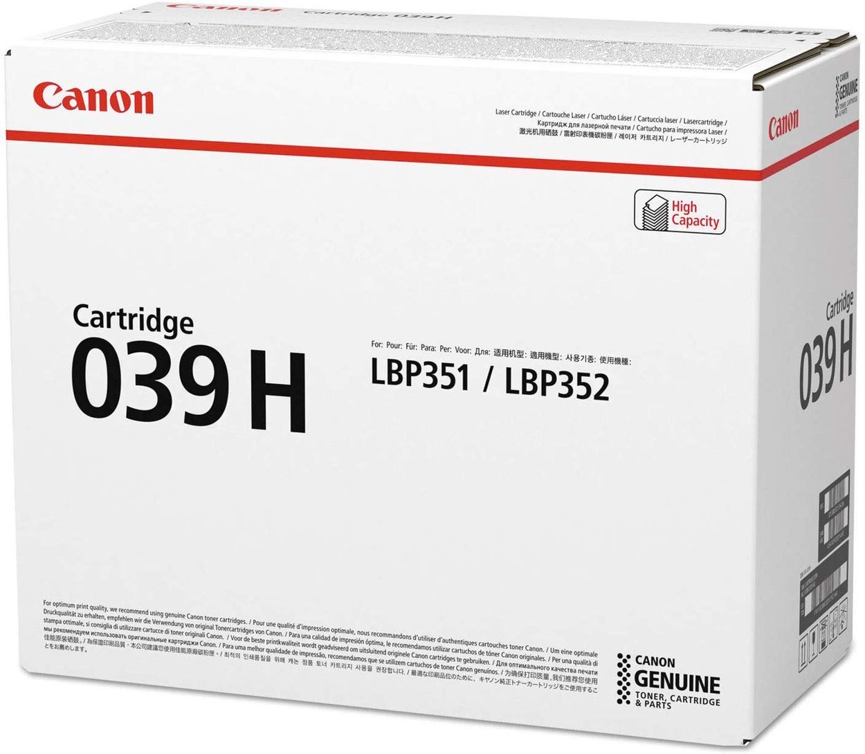 Toner CANON CRG-039H original
