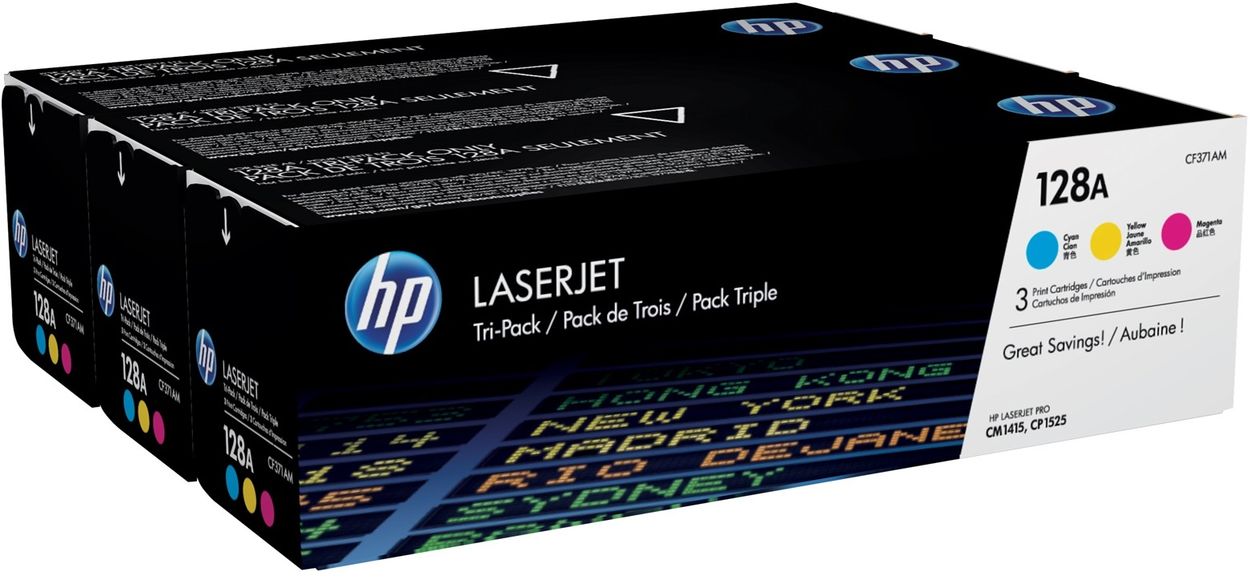 Toner HP CF371AM 3-Pack original