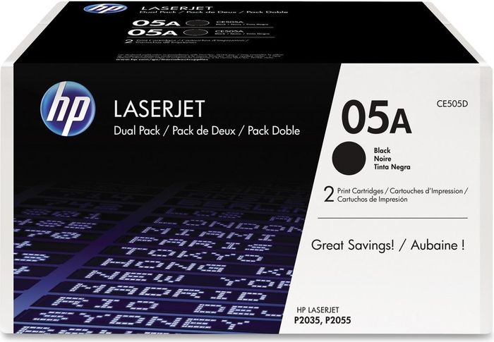 Toner HP CE505D Twin pack Black original