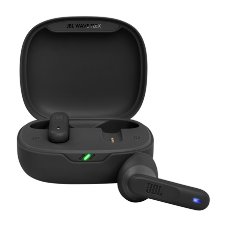 Slušalke+mikrofon JBL Wave Flex Bluetooth black