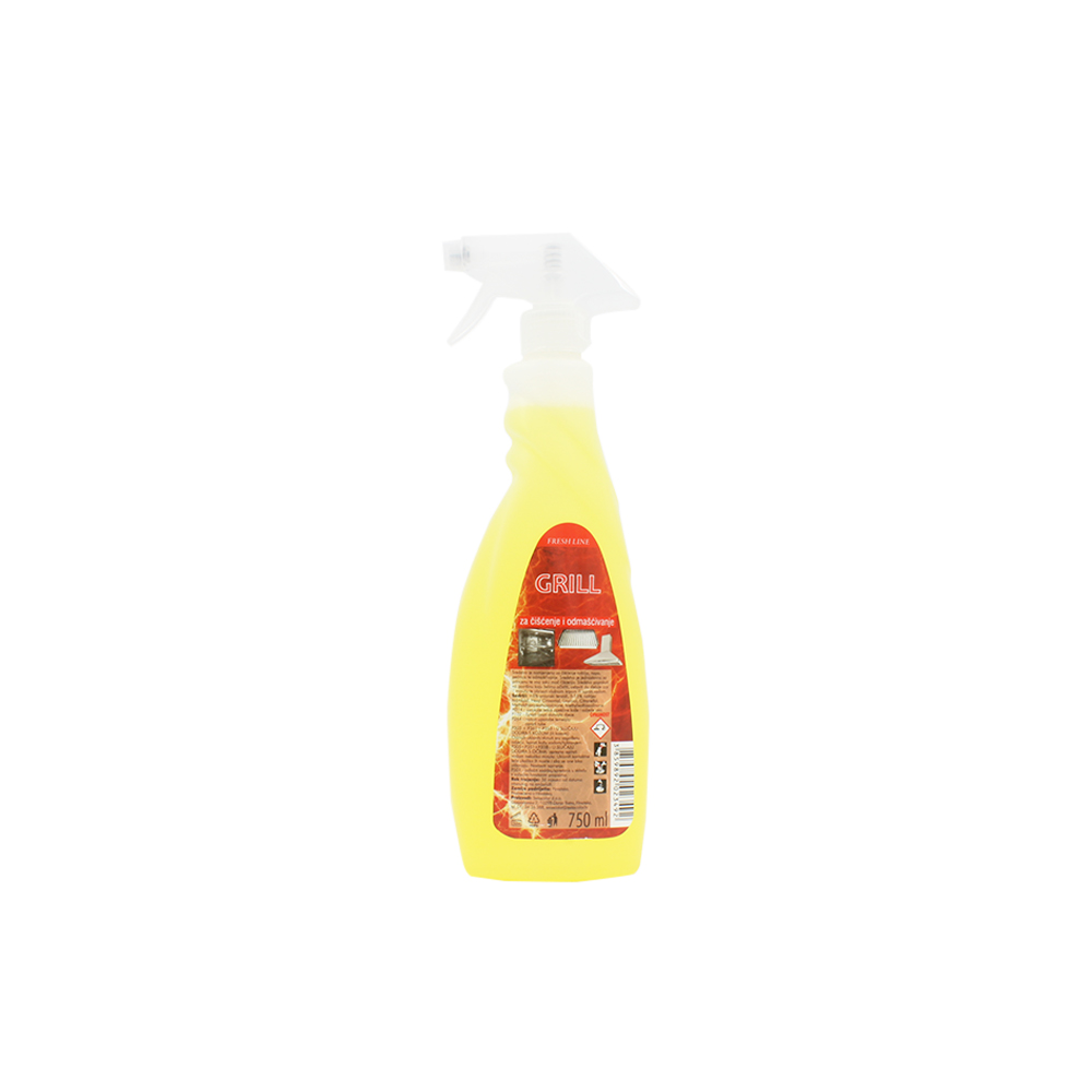 Sredstvo za čiščenje in razmaščevanje s pumpico 750ml Fresh line Grill