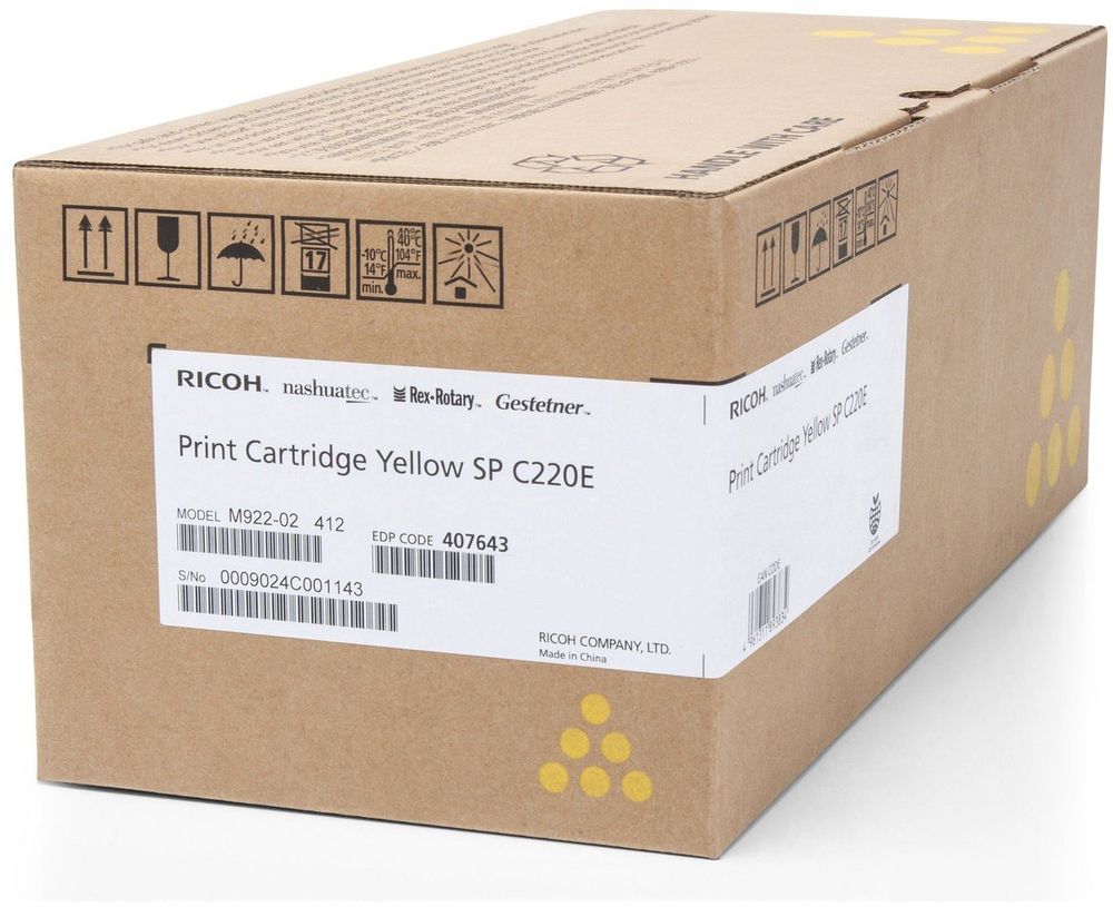 Toner NASHUATEC SPC222 Yellow original